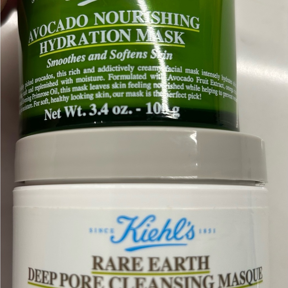 Bundle KIEHL’S Avocado Nourishing Hydration Mask - Avocado & Rare Earth Mud Mask